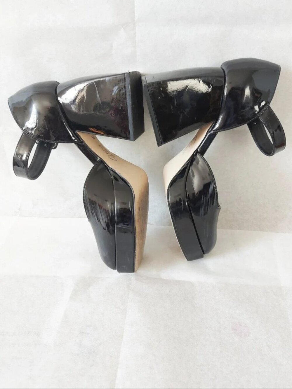 Circus By Sam Edelman Karlie Platform Mary Jane Pumps Patent Leather 7.5 Witchy - Picture 5 of 11
